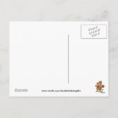 Thanksgiving Eekhoorn Briefkaart (Achterkant)