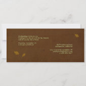 Thanksgiving eekhoorn kaart (Achterkant)