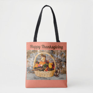 Thanksgiving Eekhoorntjes Tote Bag