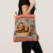 Thanksgiving Eekhoorntjes Tote Bag (Dichtbij)