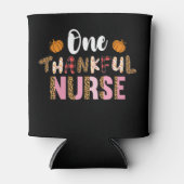 Thanksgiving Een Dankbaar Verpleegster Luipaard He Blikjeskoeler (Voorkant)