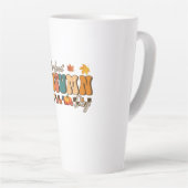 Thanksgiving een perfecte herfst-dag Vintage Latte Mok (Rechterhoek)