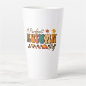 Thanksgiving een perfecte herfst-dag Vintage Latte Mok (Voorkant)