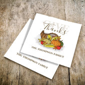 Thanksgiving Eenvoudige cornucopia Elegant geeft B Servet