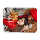 Thanksgiving Eenvoudige monogram Berichtenfamilie  Magneet (Horizontaal)