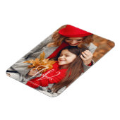 Thanksgiving Eenvoudige monogram Berichtenfamilie  Magneet (Linkerzijde)