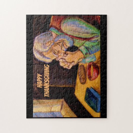 THANKSGIVING EERSTE AMERIKAANSE LEGPUZZEL (Verticaal)