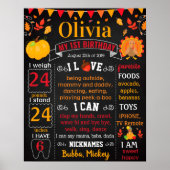 Thanksgiving eerste vogeldag poster (Voorkant)