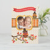 Thanksgiving - eigenaar Foto - uitnodiging (Staand voorkant)