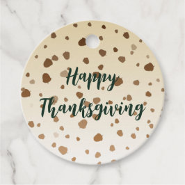 Thanksgiving eikels bedankjes labels