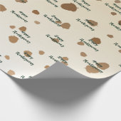 Thanksgiving eikels cadeaupapier (Hoek)