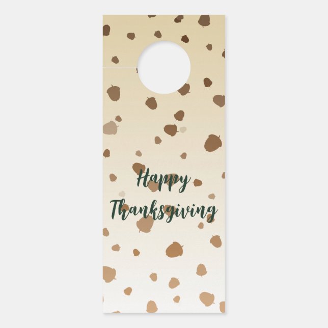 Thanksgiving eikels deurhanger (Voorkant)