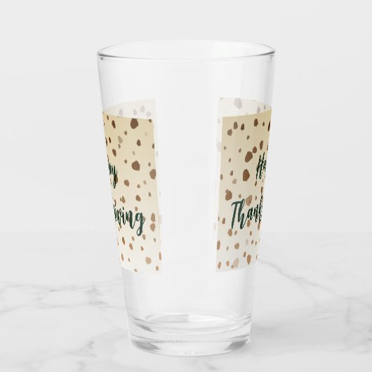 Thanksgiving eikels glas (Rechts)