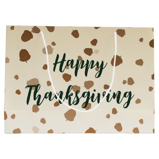 Thanksgiving eikels groot cadeauzakje (Achterkant)