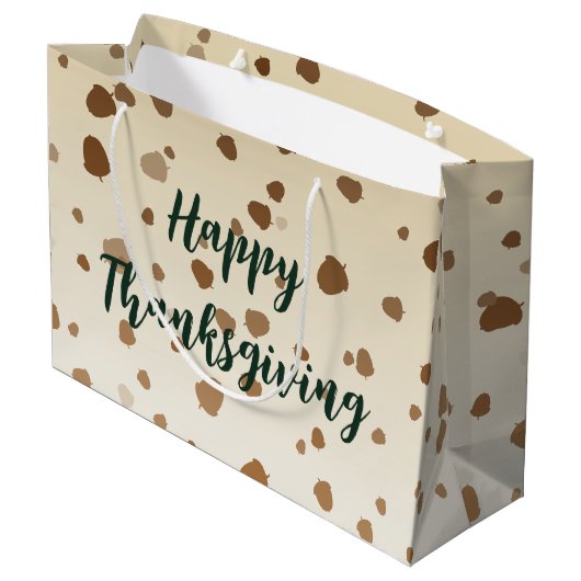 Thanksgiving eikels groot cadeauzakje (Achterkant Gekanteld)