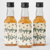 Thanksgiving eikels likeurfles etiket (Flessen)