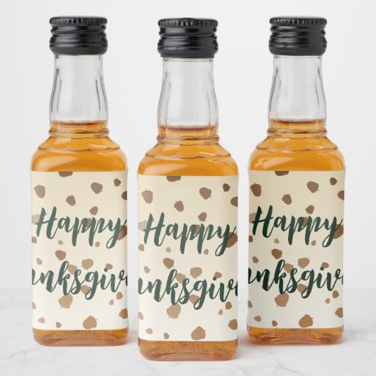 Thanksgiving eikels likeurfles etiket (Flessen)