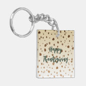 Thanksgiving eikels sleutelhanger (Voorkant Links)