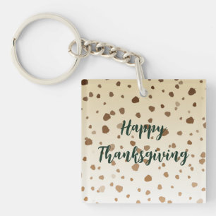Thanksgiving eikels sleutelhanger