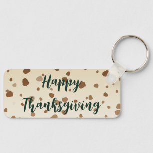 Thanksgiving eikels sleutelhanger