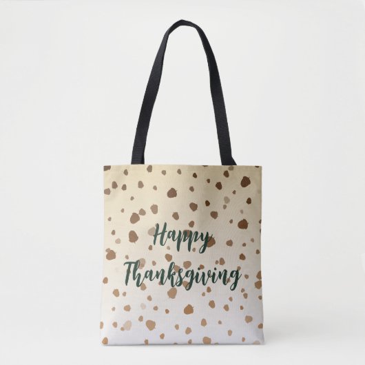 Thanksgiving eikels tote bag (Voorkant)