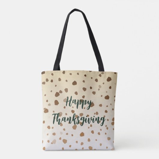Thanksgiving eikels tote bag (Achterkant)