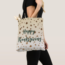 Thanksgiving eikels tote bag