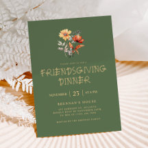 Thanksgiving Elegant Friendsgiving Feest