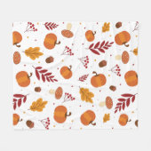 Thanksgiving Elementen Fleece Deken (Voorkant (Horizontaal))