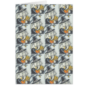 THANKSGIVING ELEPHANT, PILGRIM WENSKAART blanco