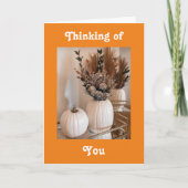 THANKSGIVING EN DENK VAN DE KAART **U** (Voorkant)