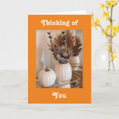 THANKSGIVING EN DENK VAN DE KAART **U** (Gele Bloem)