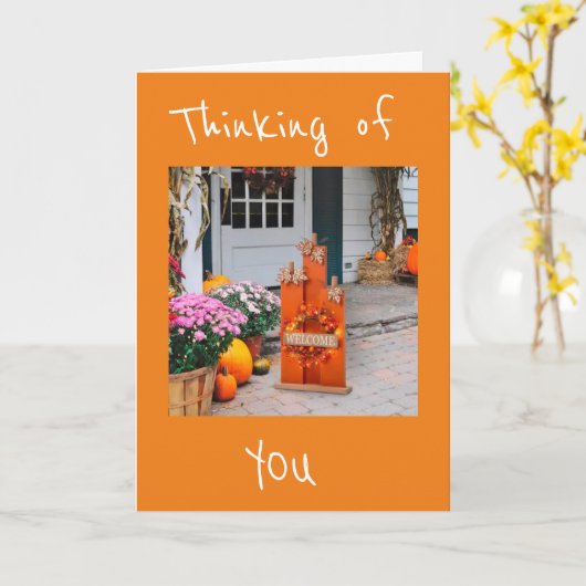 THANKSGIVING EN DENK VAN DE KAART **U** (Gele Bloem)