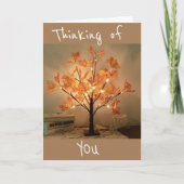 THANKSGIVING EN DENK VAN **U** KAART (Voorkant)