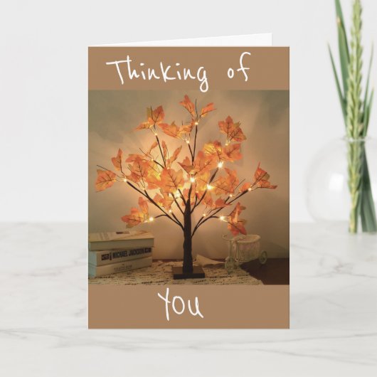 THANKSGIVING EN DENK VAN **U** KAART (Voorkant)