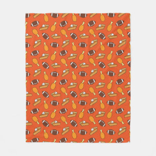 Thanksgiving en Football Fleece Deken