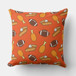 Thanksgiving en Football Kussen