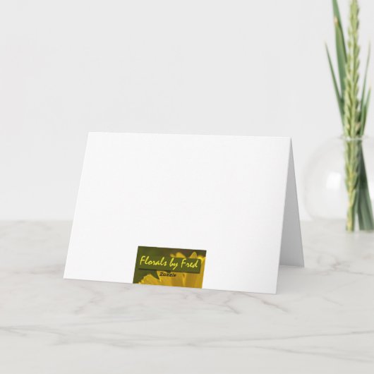 Thanksgiving en Herfst Kaart (Achterkant)