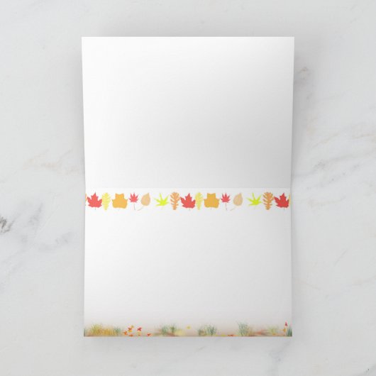 Thanksgiving en Herfst Kaart 4 (Binnen)