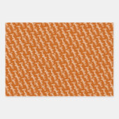 Thanksgiving en Herfst Pompoenen Spice sinaasappel Inpakpapier Vel (Voorkant)