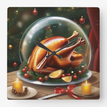 Thanksgiving en Kerstkalkoen onder glaskoepel