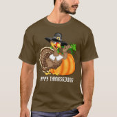 Thanksgiving en Turkije Vakantie T-shirt (Voorkant)