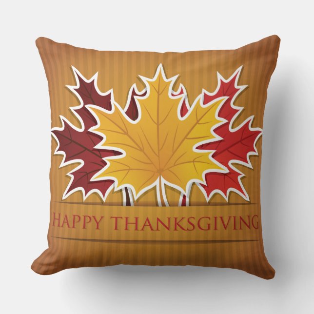 Thanksgiving esdoornblad kussen (Voorkant)