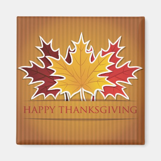 Thanksgiving esdoornblad magneet (Voorkant)