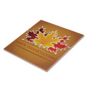 Thanksgiving esdoornblad tegeltje (Zijkant)