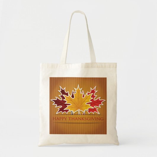 Thanksgiving esdoornblad tote bag (Voorkant)