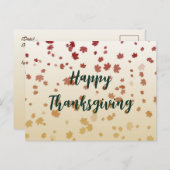 Thanksgiving Esdoornbladeren Ansichtkaart Briefkaart (Voorkant / Achterkant)