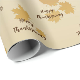 Thanksgiving Esdoornbladeren Cadeaupapier