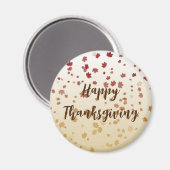 Thanksgiving Esdoornbladeren Magneet (Voorkant / Achterkant)