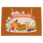 Thanksgiving etentje schattig groot cadeauzakje (Voorkant)